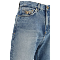 Blue Cotton Jeans Denim