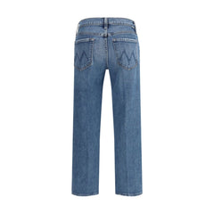 Blue Cotton Relaxed Fit Jeans