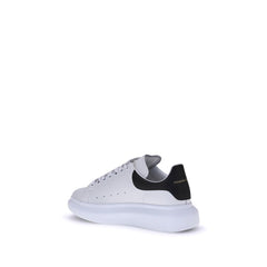 White Calf Leather Bos Taurus Platform Sneakers