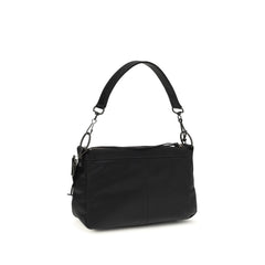 Black Polyamide Shoulder Bag