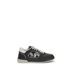 Black Calf Leather Bos Taurus Low Top Sneakers