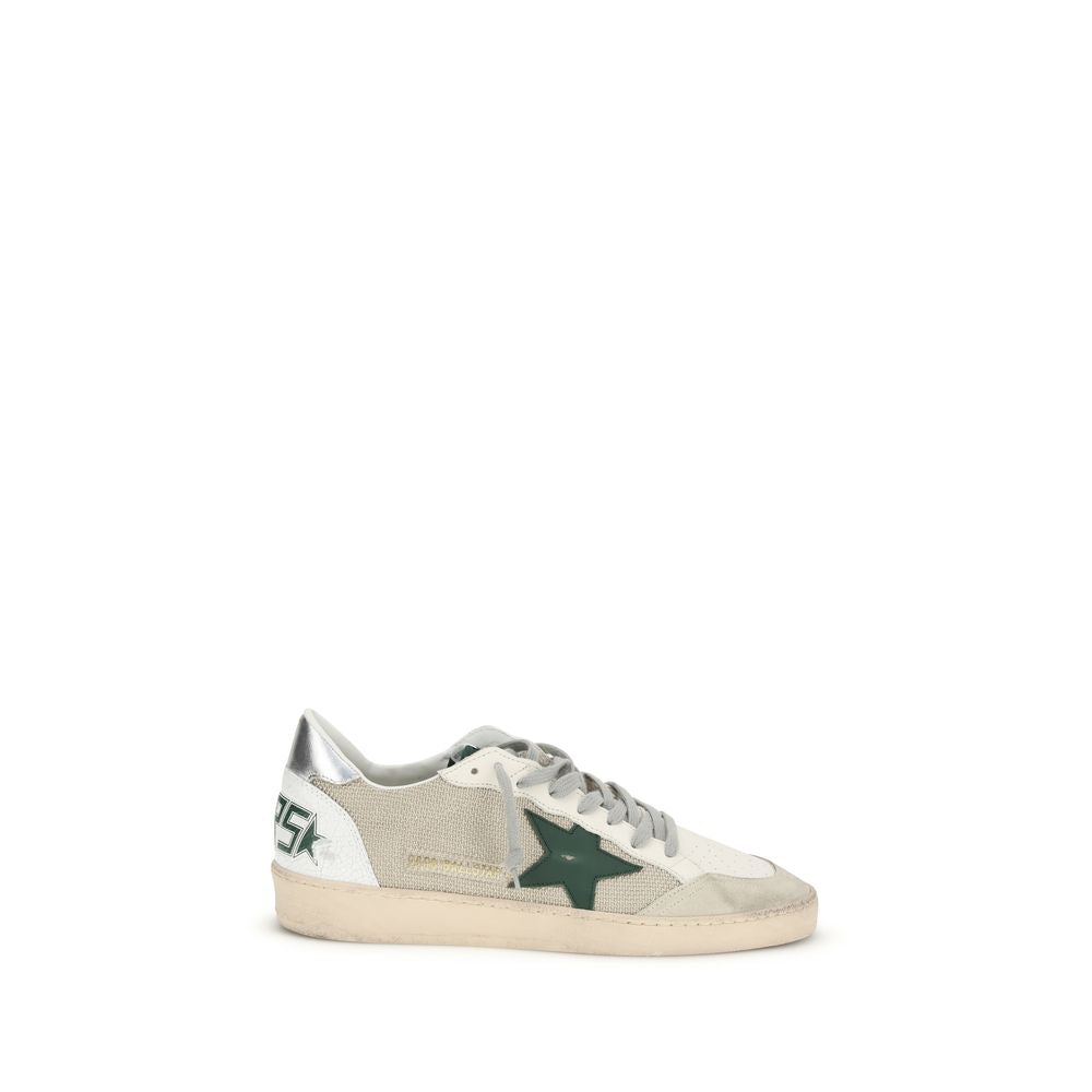 White Calf Leather Bos Taurus Low Top Sneakers