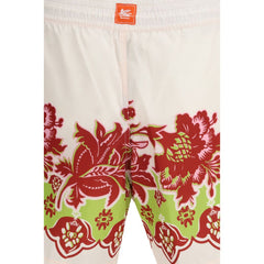 Multicolor Polyester Shorts