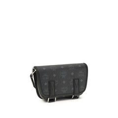 Black Fabric Shoulder Bag