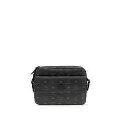 Black Fabric Shoulder Bag