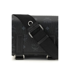 Black Fabric Shoulder Bag