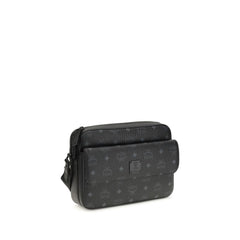 Black Fabric Shoulder Bag