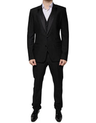 Black Virgin Wool Tuxedo