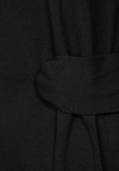 Black Viscose Casual Dress