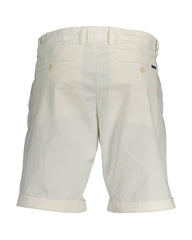 White Cotton Bermuda Shorts