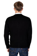 Black Wool Cardigan