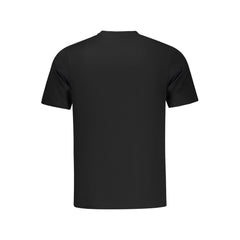 Black Cotton Men T-Shirt