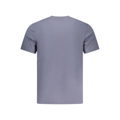Blue Cotton Men's T-Shirt