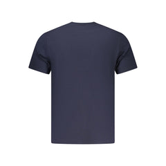 تي شيرت رجالي قطن أزرق