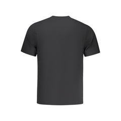 Black Cotton Men T-Shirt