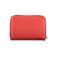Rosso Polyurethane Women Wallet