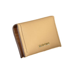 Beige Polyurethane Women Wallet