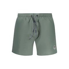 Verde Polyester Men's Swim Boxer