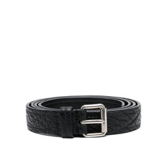 Black Calfskin Regular Belt