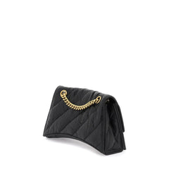 Black Calfskin Shoulder Bag