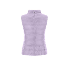 Purple Polyamide Sleveless Jacket
