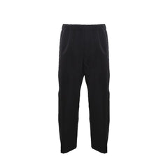 Black Cotton Casual Pants