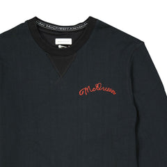 Black Cotton Sweatshirt