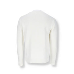 White Cotton Sweatshirt