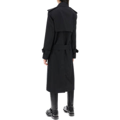 Black Polyester Coat
