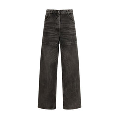 Black Cotton Jeans Denim