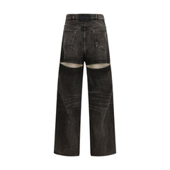 Black Cotton Jeans Denim