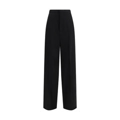 Black Cotton Dress Pants