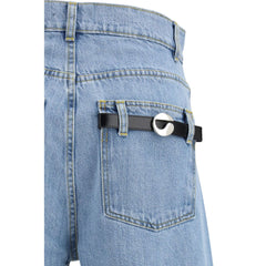 شورت برمودا قطني أزرق