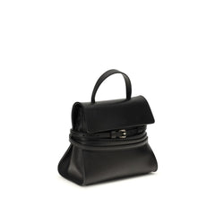 Black Calf Leather Bos Taurus Handbag