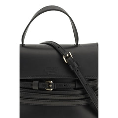 Black Calf Leather Bos Taurus Handbag