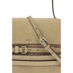 Beige Calf Leather Bos Taurus Handbag
