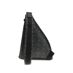 Black Fabric Shoulder Bag