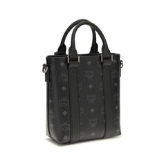 Black Fabric Shoulder Bag