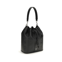 Black Calf Leather Bos Taurus Backet Bag