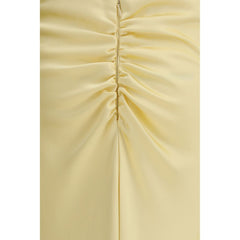 Bicolor Polyester Long Dress