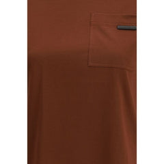 تي شيرت قطني بني