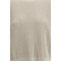 Beige Cotton Sweatshirt