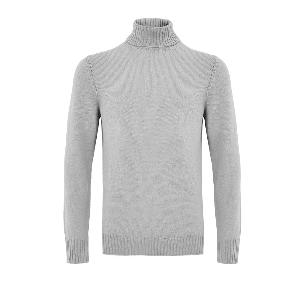 Gray Wool Turtleneck