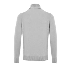 Gray Wool Turtleneck