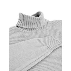 Gray Wool Turtleneck