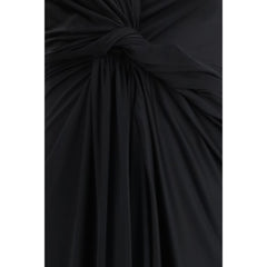 Black Polyamide Casual Dress