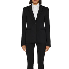 Black Elastane Blazer