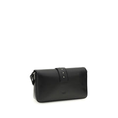 Black Leather Shoulder Bag