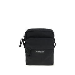 Black Polyamide Shoulder Bag