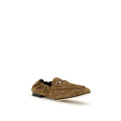 Brown Calf Leather Bos Taurus Slip-On Loafers